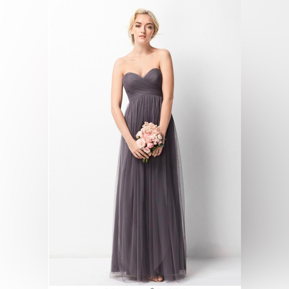 Watters W Too Dress in Pewter - Size 6 Bridesmaid Purple